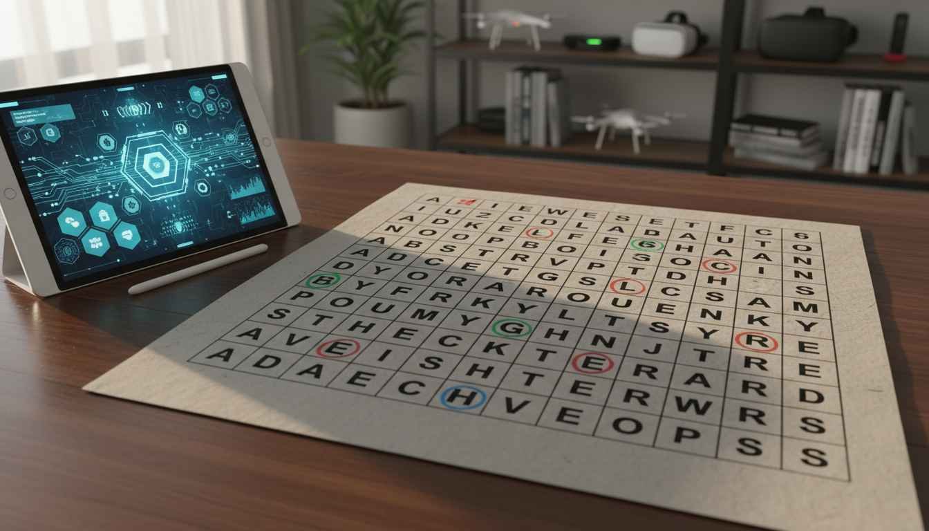 technology terms word search