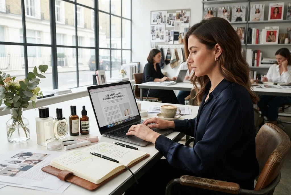Beauty writing for UK beauty content and editorial publishing